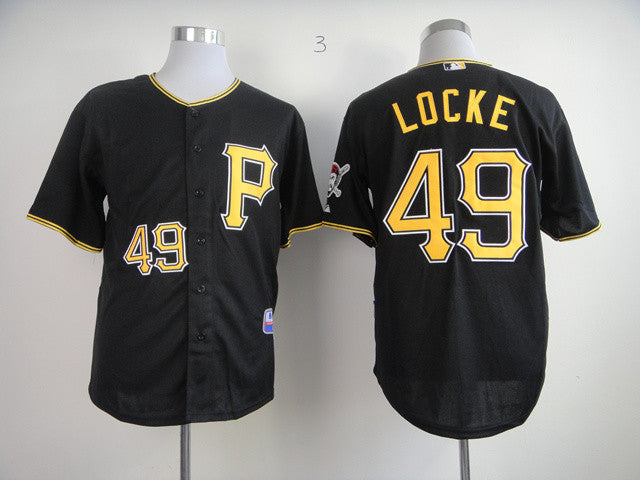 Locke Pittsburgh Pirates black jersey