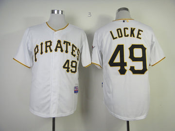 Locke Pittsburgh Pirates white jersey