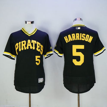 Josh Harrison Pittsburgh Pirates black Authentic jersey