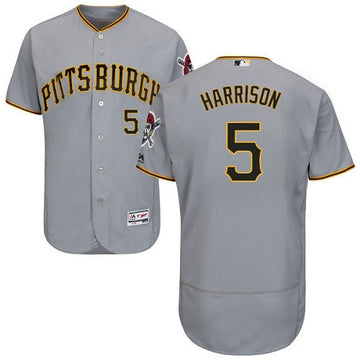 Josh Harrison Pittsburgh Pirates gray jersey