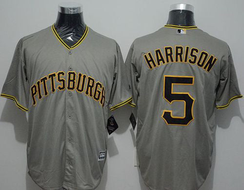 Josh Harrison Pittsburgh Pirates grey jersey