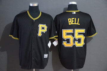 Josh Bell Pittsburgh Pirates black jersey