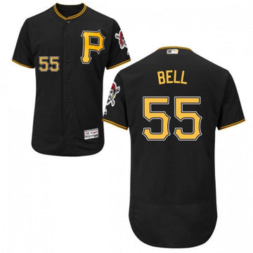 Josh Bell Pittsburgh Pirates black jersey
