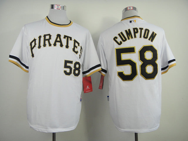Cumpton Pittsburgh Pirates white jersey