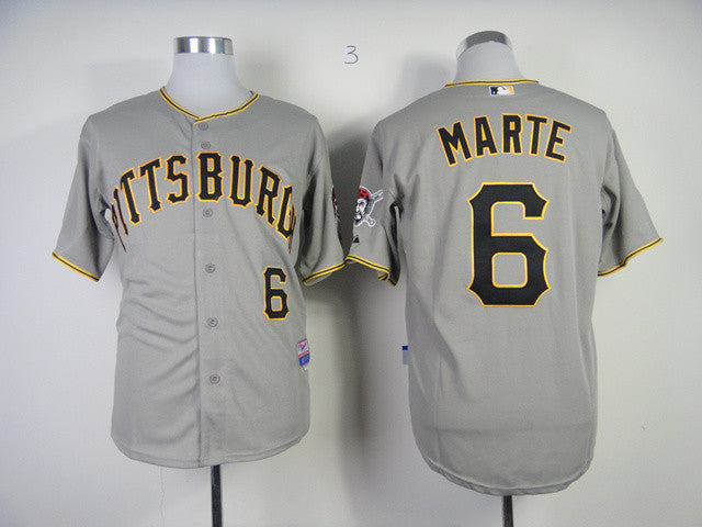 Marte Pittsburgh Pirates grey jersey