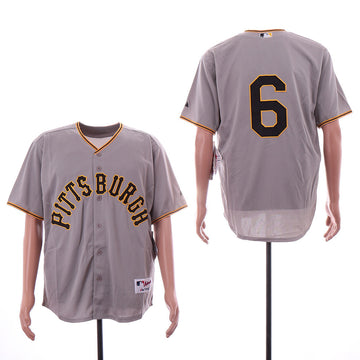 Starling Marte Pittsburgh Pirates gray Throwback jersey