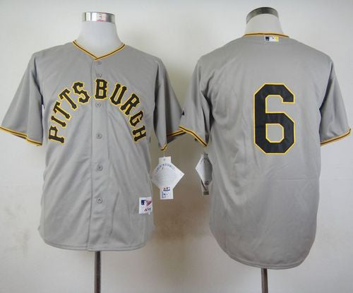 Starling Marte Pittsburgh Pirates grey jersey