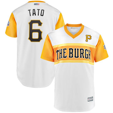 Starling Marte Tato Pittsburgh Pirates white Classic jersey