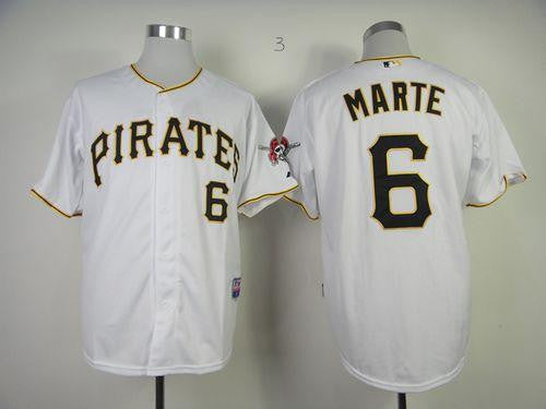 Starling Marte Pittsburgh Pirates white jersey