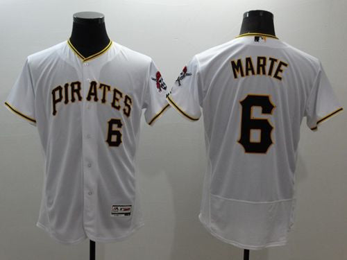 Starling Marte Pittsburgh Pirates white Authentic jersey