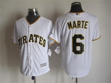 Starling Marte Pittsburgh Pirates white jersey
