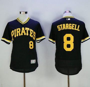 Stargell Pittsburgh Pirates black Authentic jersey