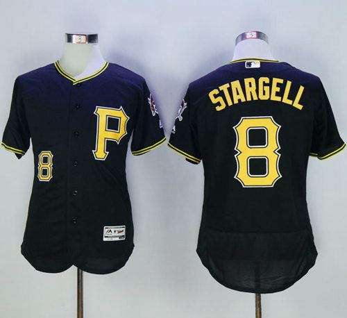 Stargell Pittsburgh Pirates black Authentic jersey