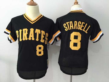 Stargell Pittsburgh Pirates black jersey
