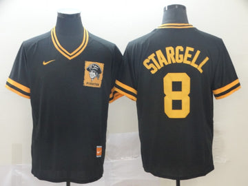 Stargell Pittsburgh Pirates black Throwback jersey