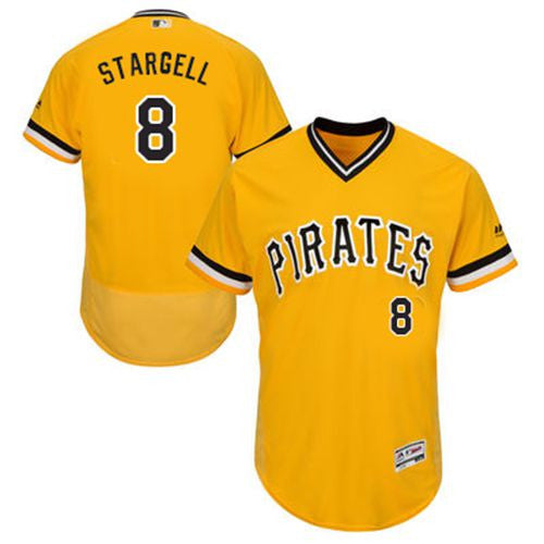 Stargell Pittsburgh Pirates gold Authentic jersey