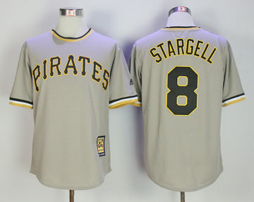 Stargell Pittsburgh Pirates gray Cooperstown jersey