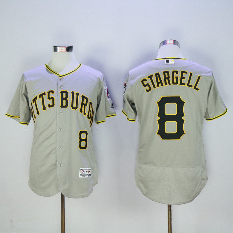 Stargell Pittsburgh Pirates gray jersey
