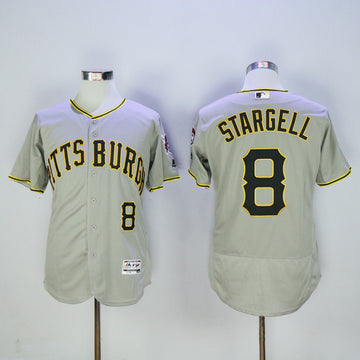 Stargell Pittsburgh Pirates gray jersey