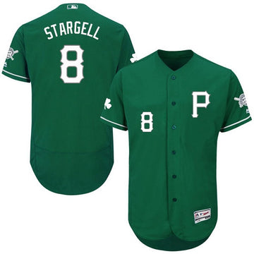 Stargell Pittsburgh Pirates green jersey