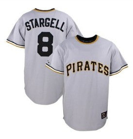Stargell Pittsburgh Pirates grey jersey