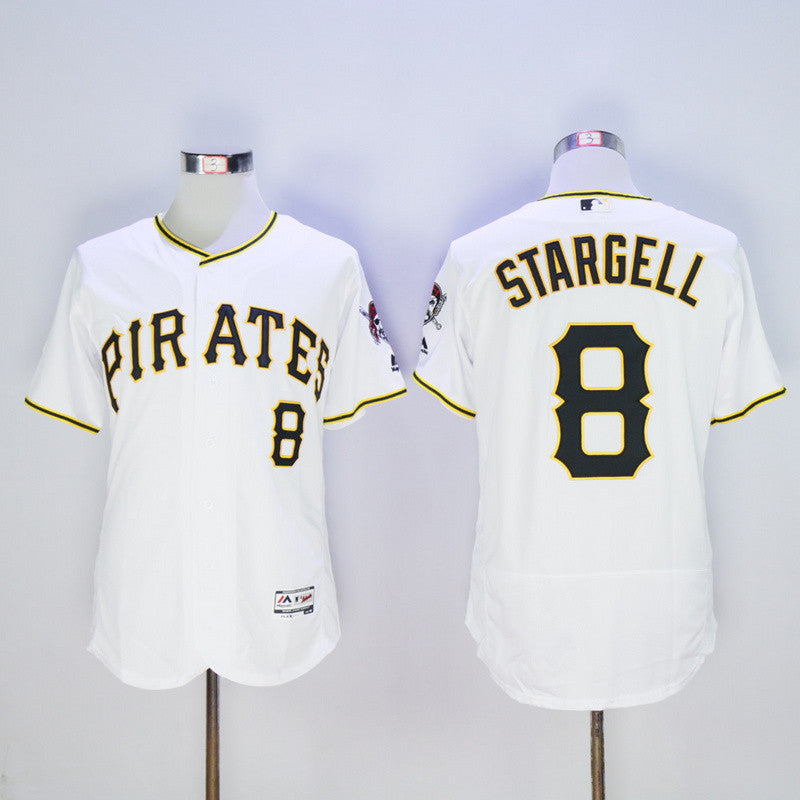 Stargell Pittsburgh Pirates white jersey