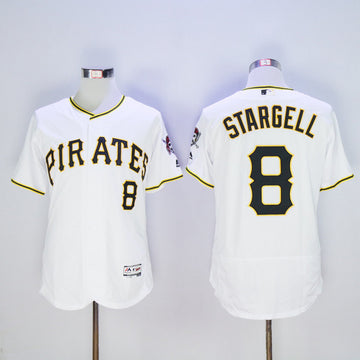 Stargell Pittsburgh Pirates white jersey