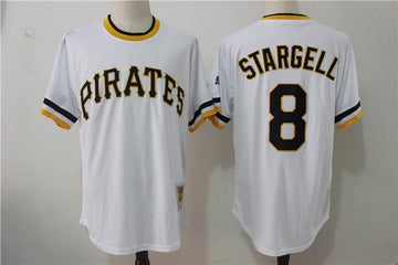 Stargell Pittsburgh Pirates white jersey