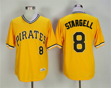 Stargell Pittsburgh Pirates yellow Throwback jersey