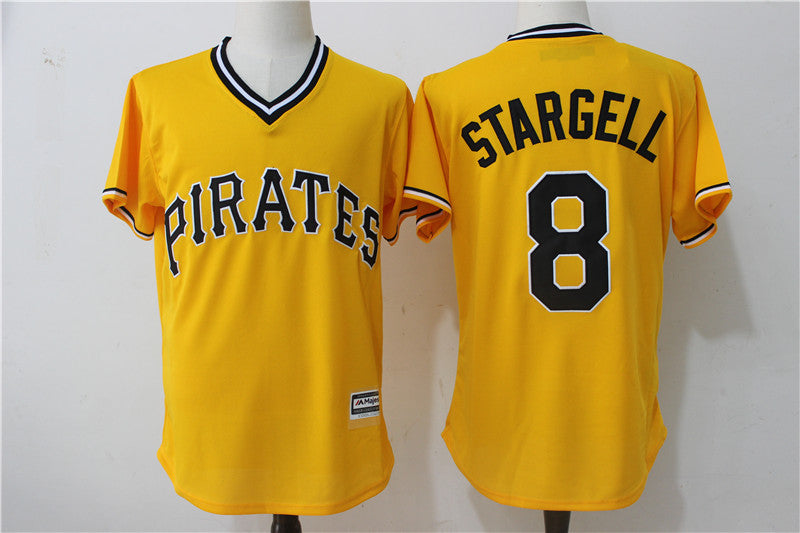 Stargell Pittsburgh Pirates yellow Throwback jersey