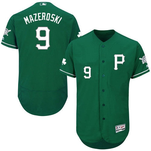 Bill Mazeroski Pittsburgh Pirates green jersey