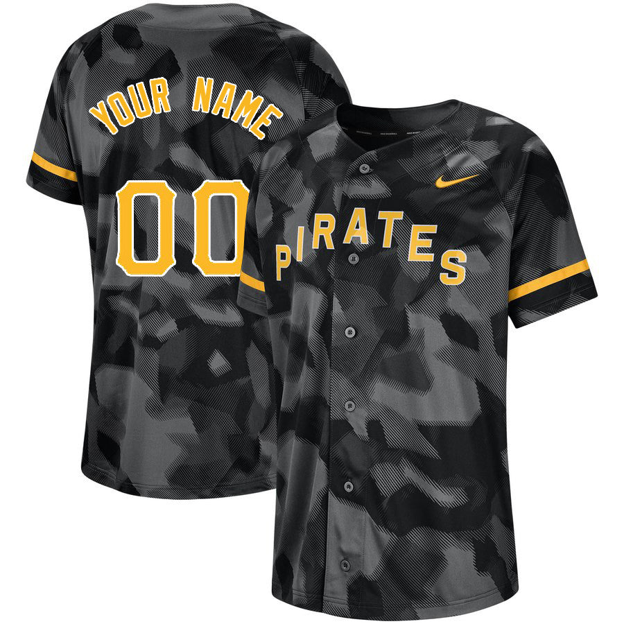 Pittsburgh Pirates black Fashion jersey