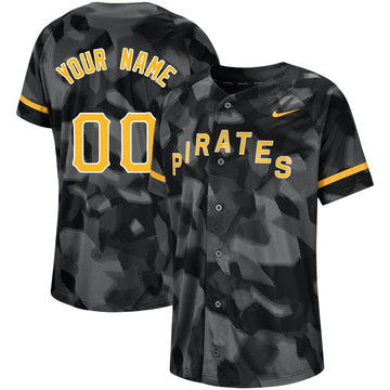 Pittsburgh Pirates black Fashion jersey