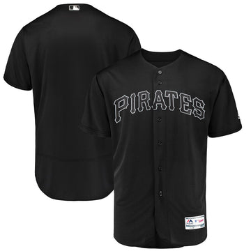 Custom Pittsburgh Pirates black Authentic jersey