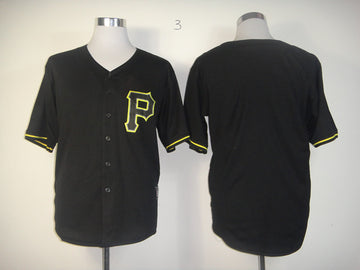 Custom Pittsburgh Pirates black Fashion jersey