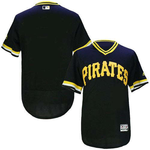 Custom Pittsburgh Pirates black Authentic jersey