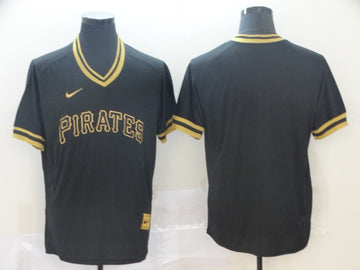 Blank Black Pittsburgh Pirates gold Legend jersey