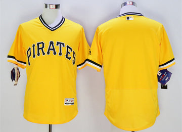 Custom Pittsburgh Pirates gold jersey