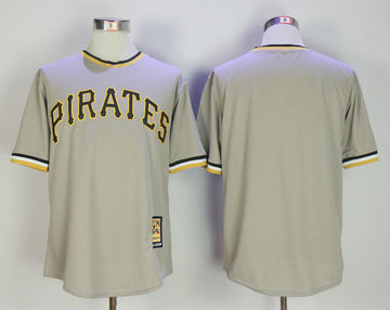 Custom Pittsburgh Pirates gray Cooperstown jersey