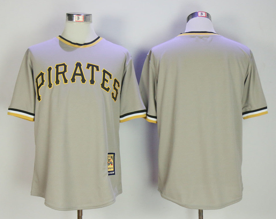 Custom Pittsburgh Pirates gray Cooperstown jersey