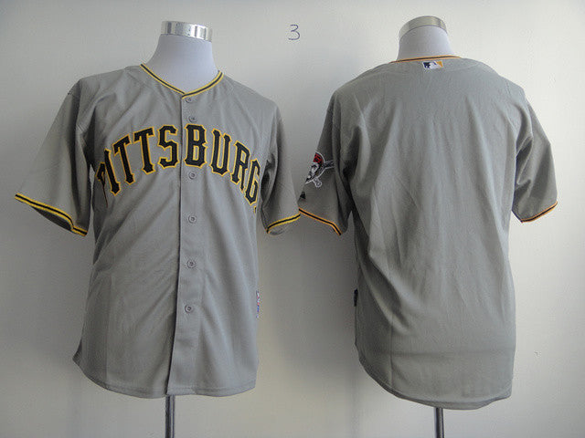 Custom Pittsburgh Pirates grey jersey