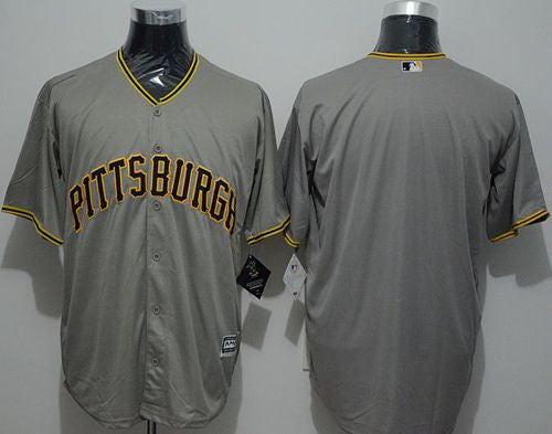 Custom Pittsburgh Pirates grey jersey