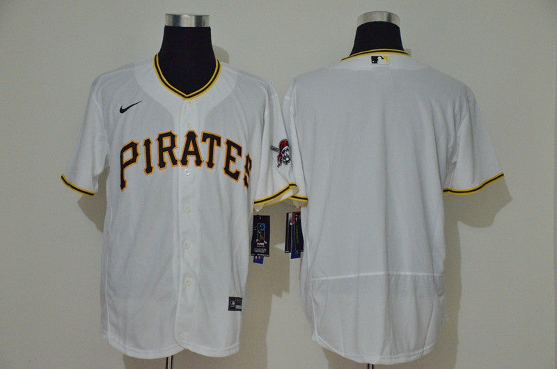 Custom Pittsburgh Pirates white jersey