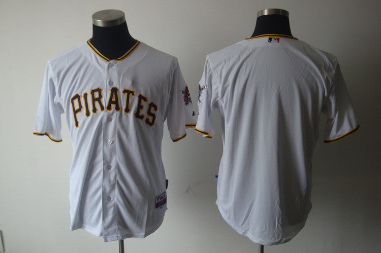 Custom Pittsburgh Pirates white jersey
