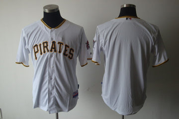 Custom Pittsburgh Pirates white jersey