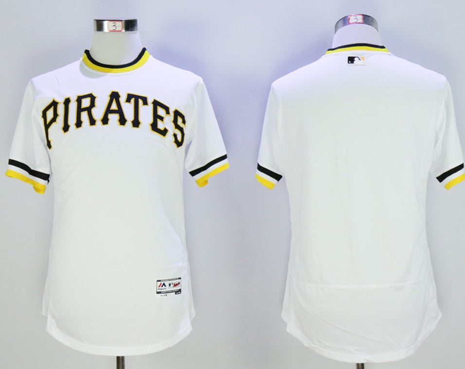 Custom Pittsburgh Pirates white jersey