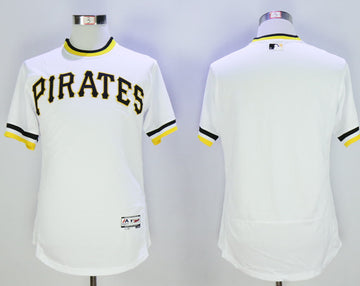 Custom Pittsburgh Pirates white jersey