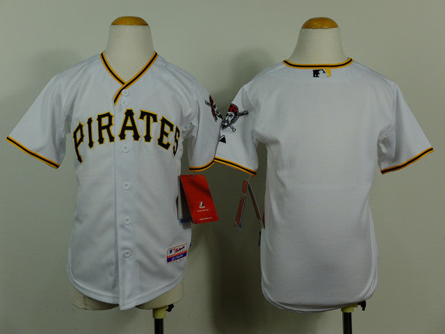 Custom Pittsburgh Pirates white jersey