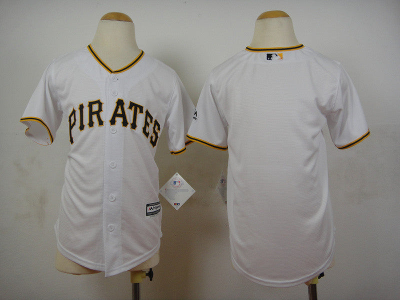 Custom Pittsburgh Pirates white jersey