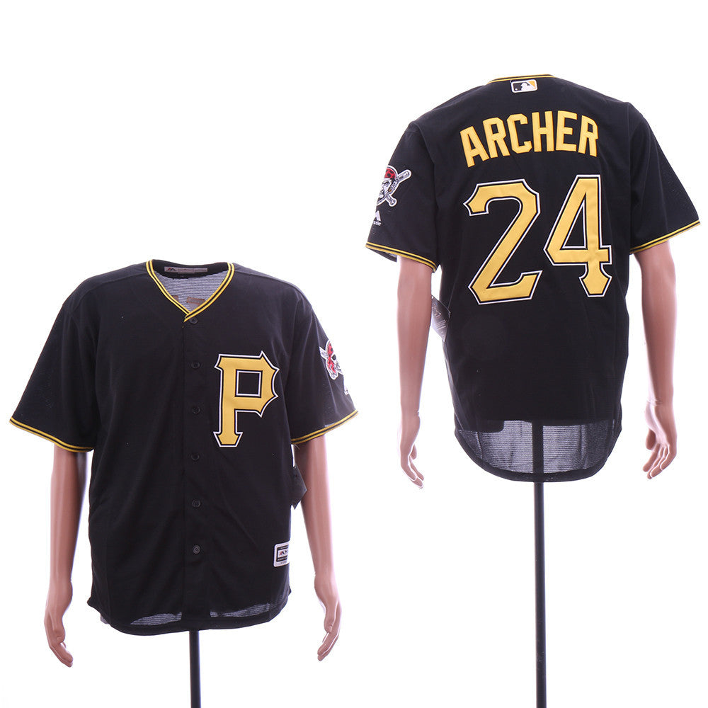 Chris Archer Pittsburgh Pirates black jersey